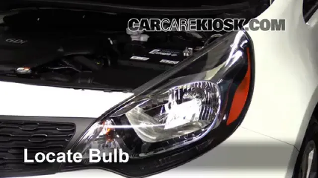 2013 Kia Rio LX 1.6L 4 Cyl. Sedan Luces Luz de marcha diurna (reemplazar foco)